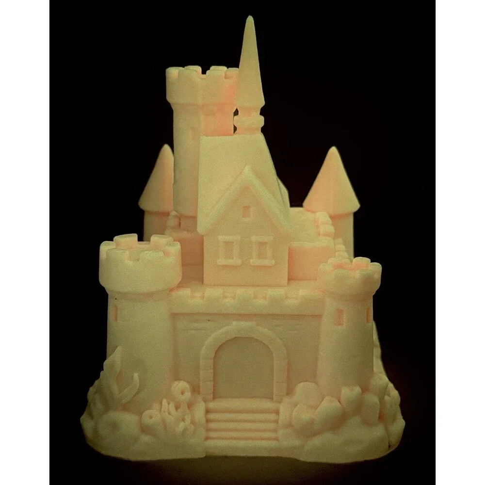 Sea Monkeys Pink Glow In The Dark Castle Toy